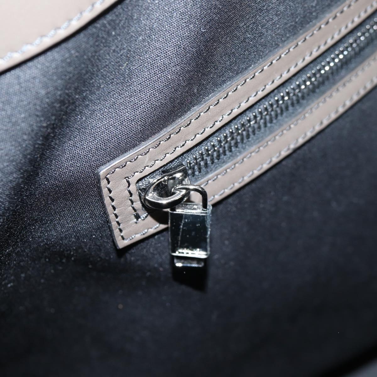 Christian Dior Tote Bag Trotter Canvas Gray Silver Auth bs24696SAM