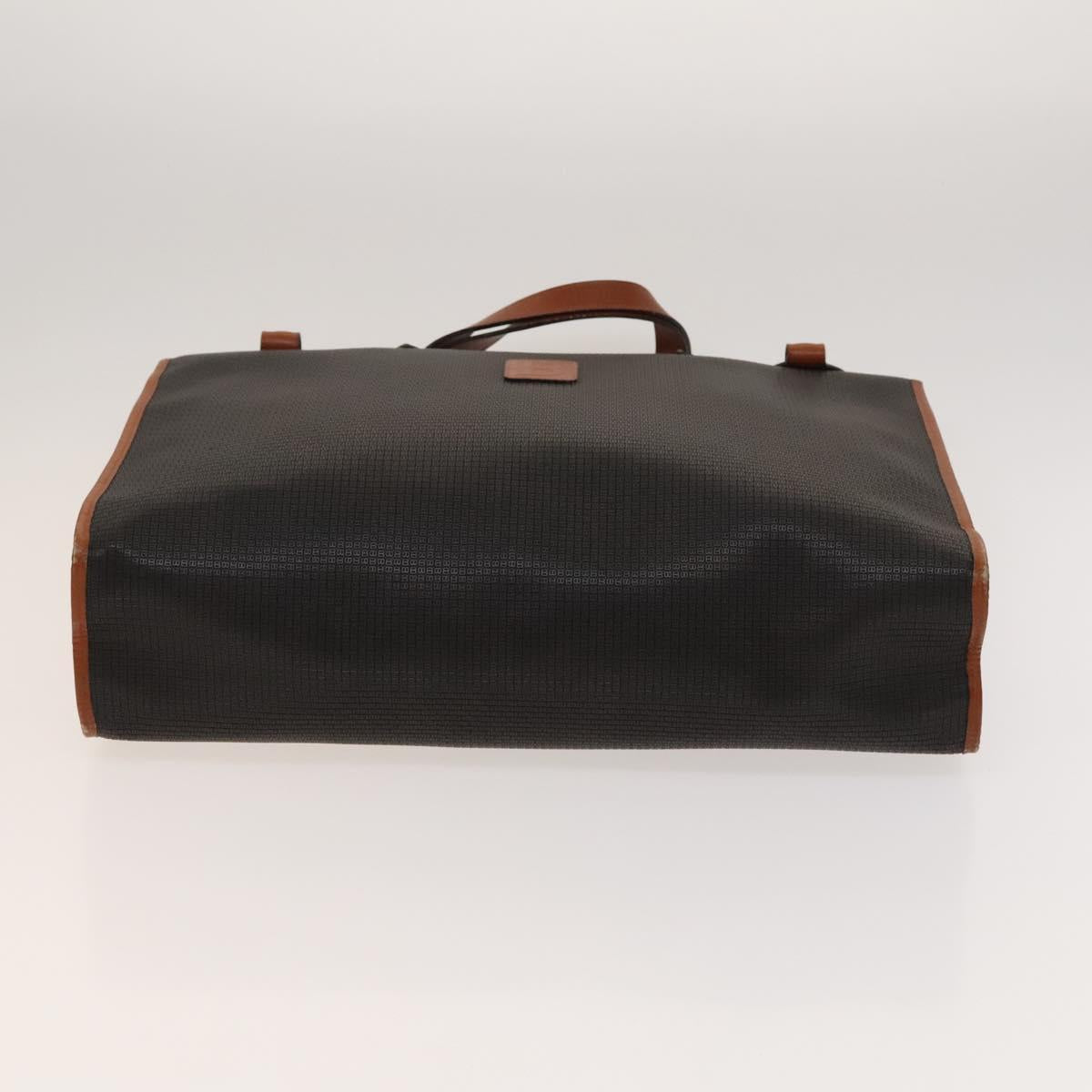 BALLY Bag PVC Canvas 3Set Black Brown gray Auth bs24711