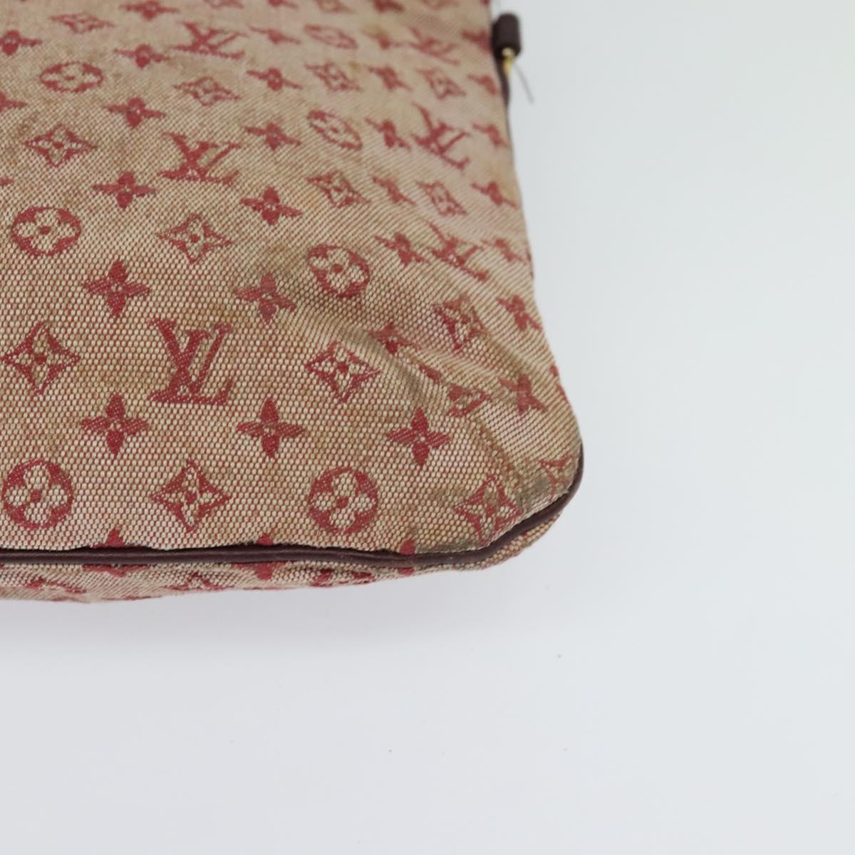 LOUIS VUITTON Monogram Mini Françoise Bag 2way Red Cherry M92210 LV Auth bs24722