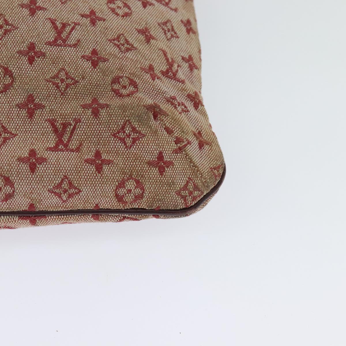 LOUIS VUITTON Monogram Mini Françoise Bag 2way Red Cherry M92210 LV Auth bs24722