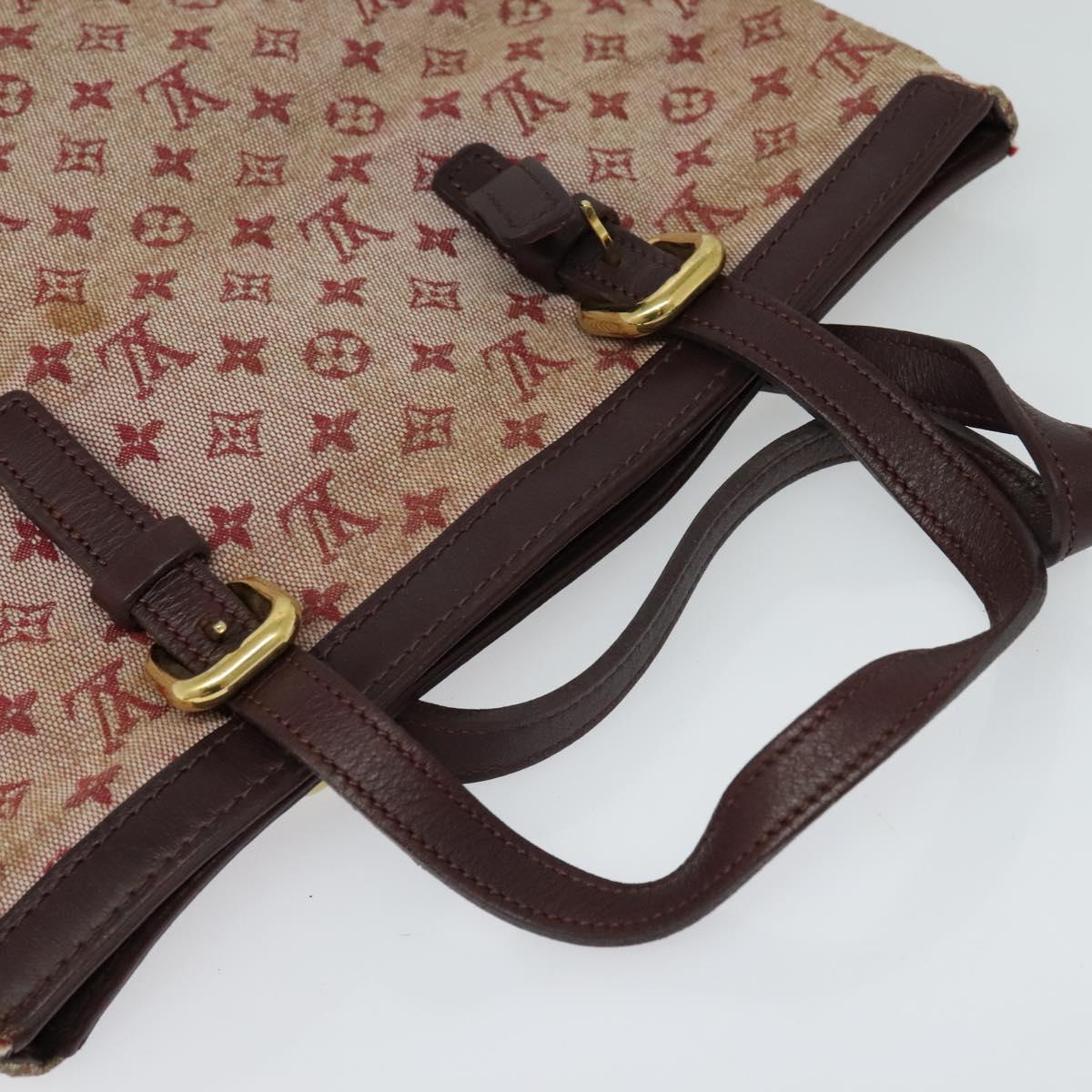 LOUIS VUITTON Monogram Mini Françoise Bag 2way Red Cherry M92210 LV Auth bs24722