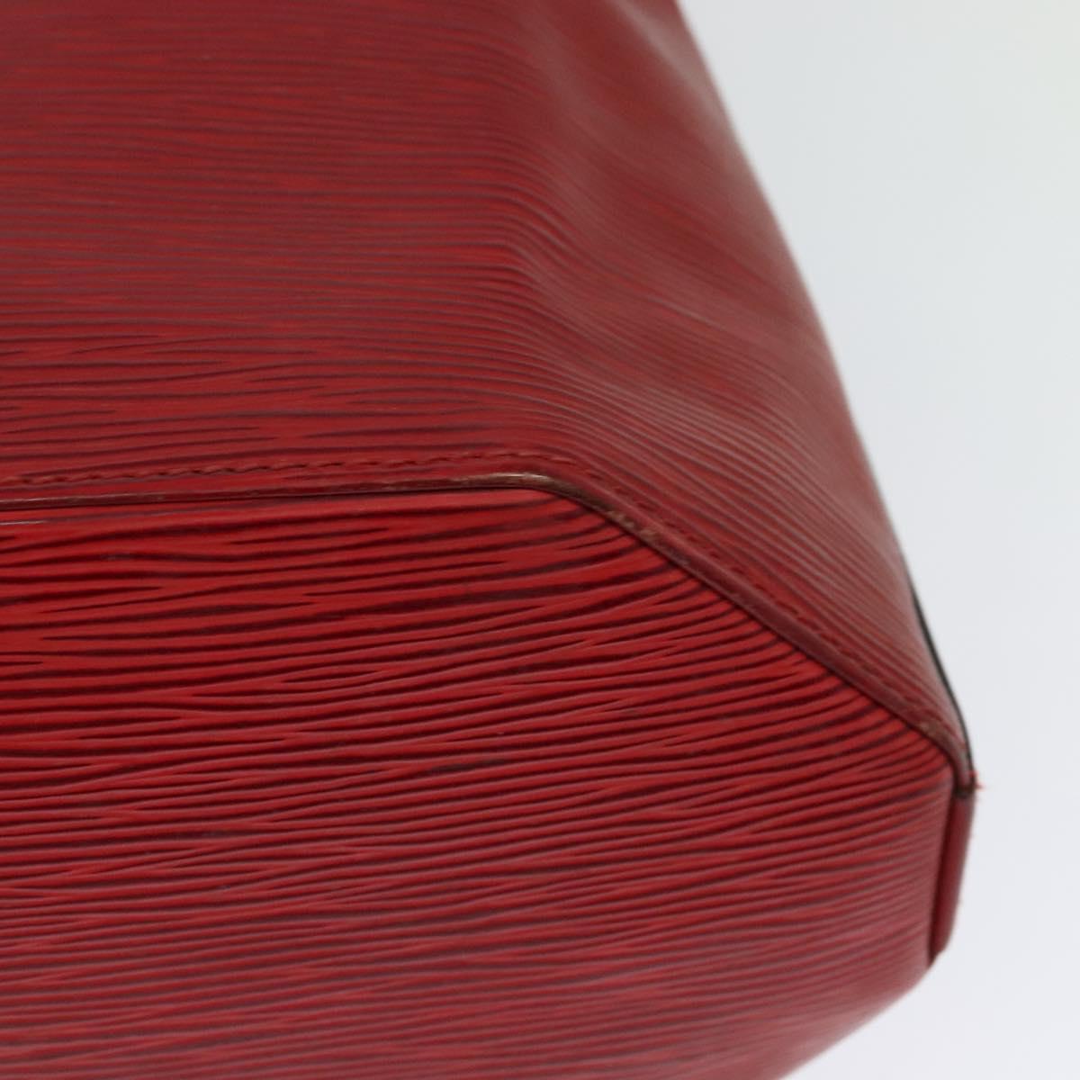 LOUIS VUITTON Epi Sac Depaule PM Shoulder Bag Red M80207 LV Auth bs24723