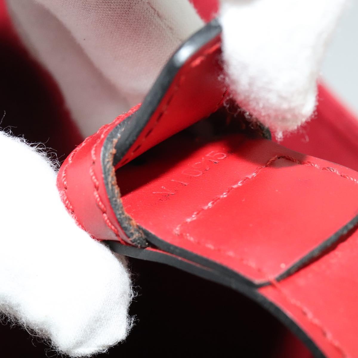 LOUIS VUITTON Epi Sac Depaule PM Shoulder Bag Red M80207 LV Auth bs24723