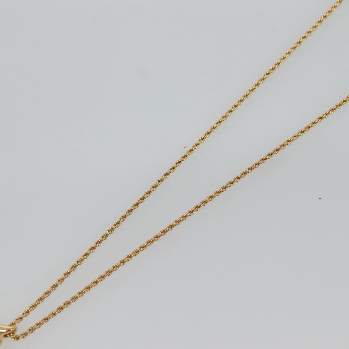 Christian Dior Necklace metal Gold Auth bs24728