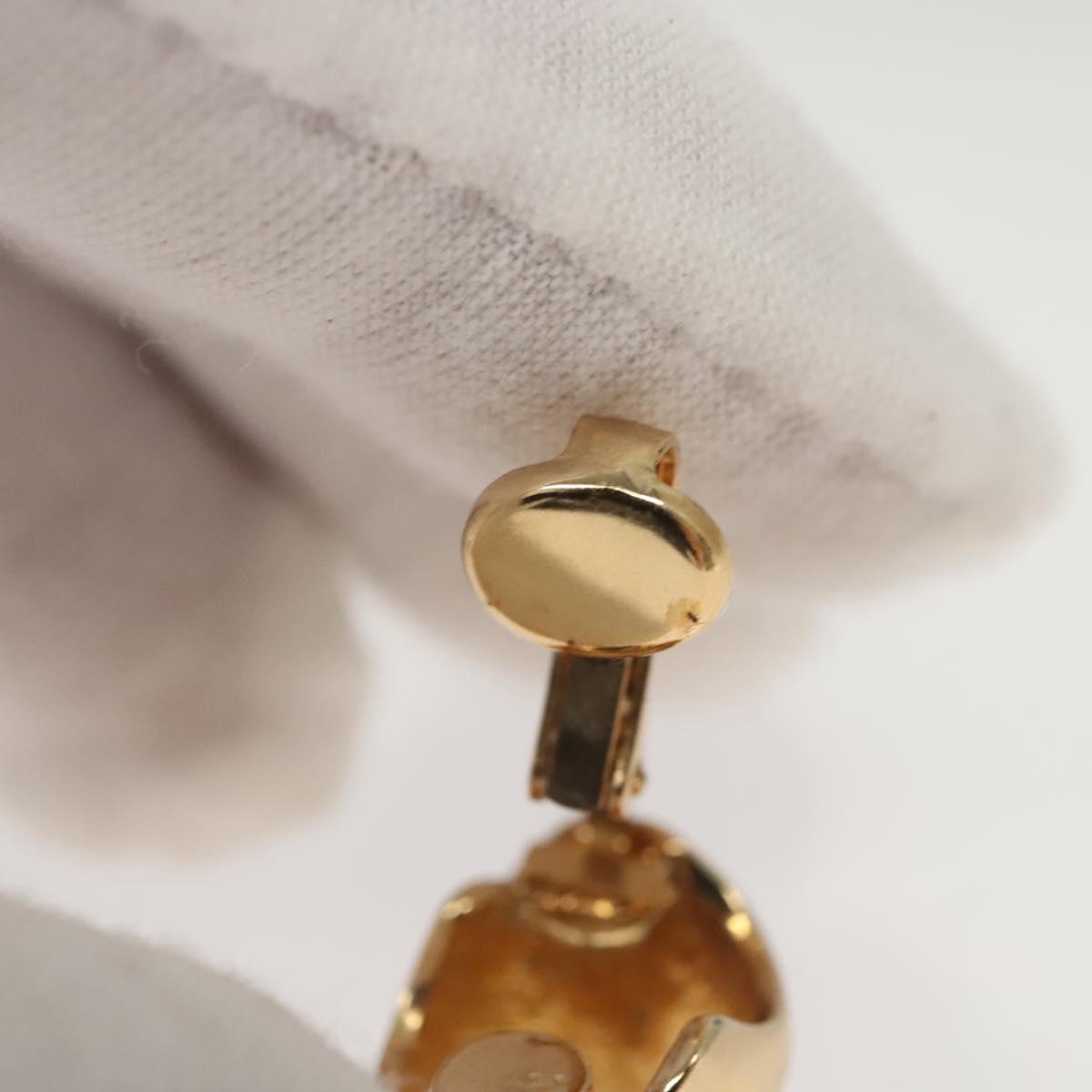 Christian Dior Earring metal 2Set Gold Auth bs24734