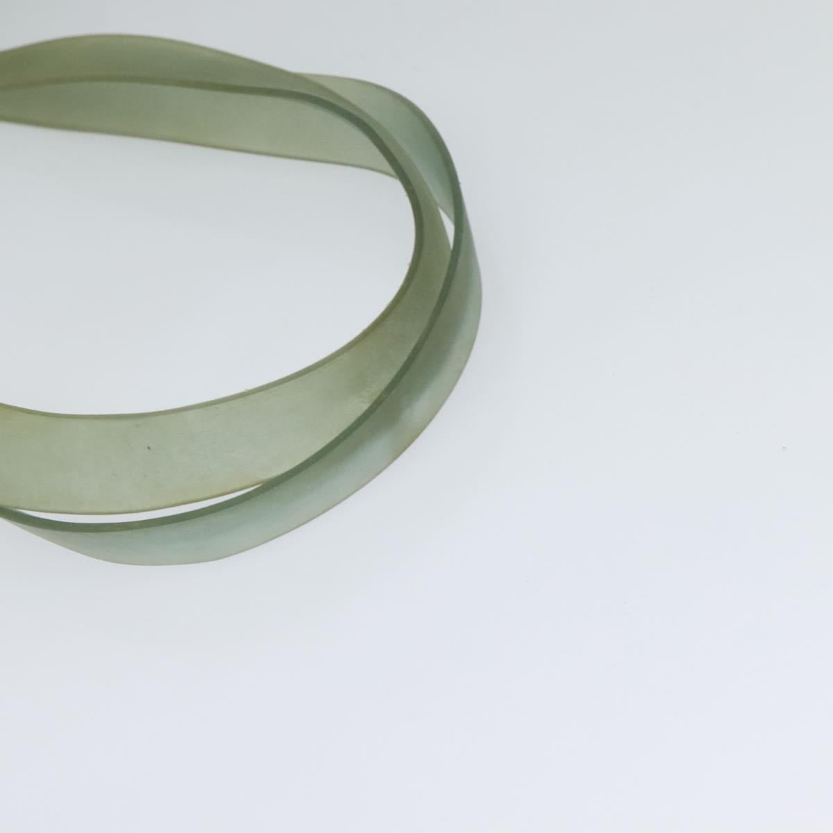 CHANEL Shoulder Bag Rubber Gray CC Auth bs24761