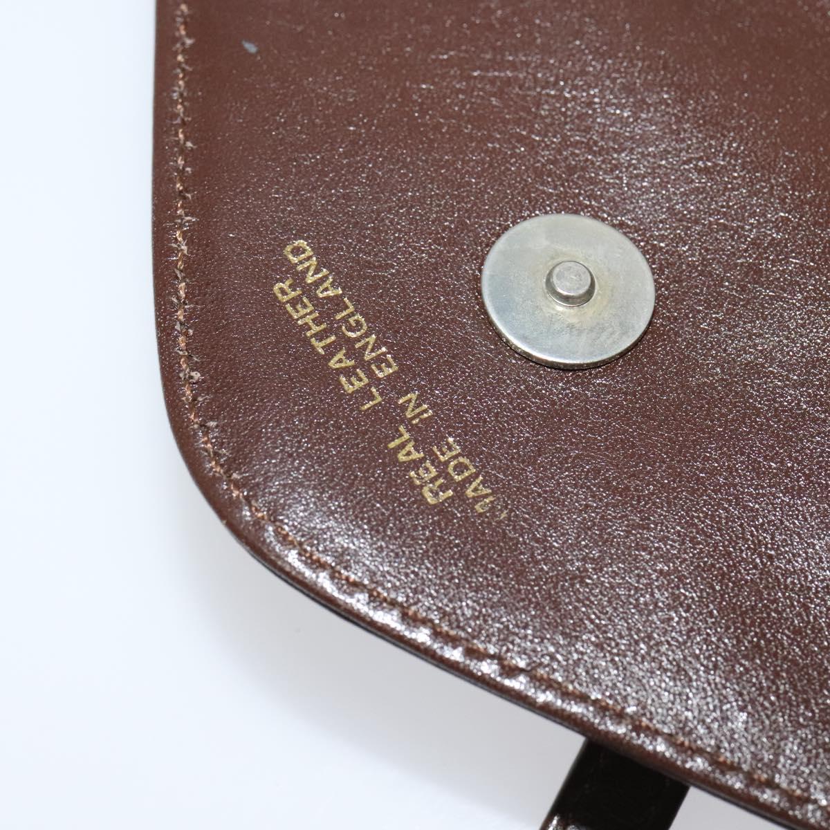 Burberrys Nova Check Shoulder Bag Canvas Beige Gold Auth bs24776