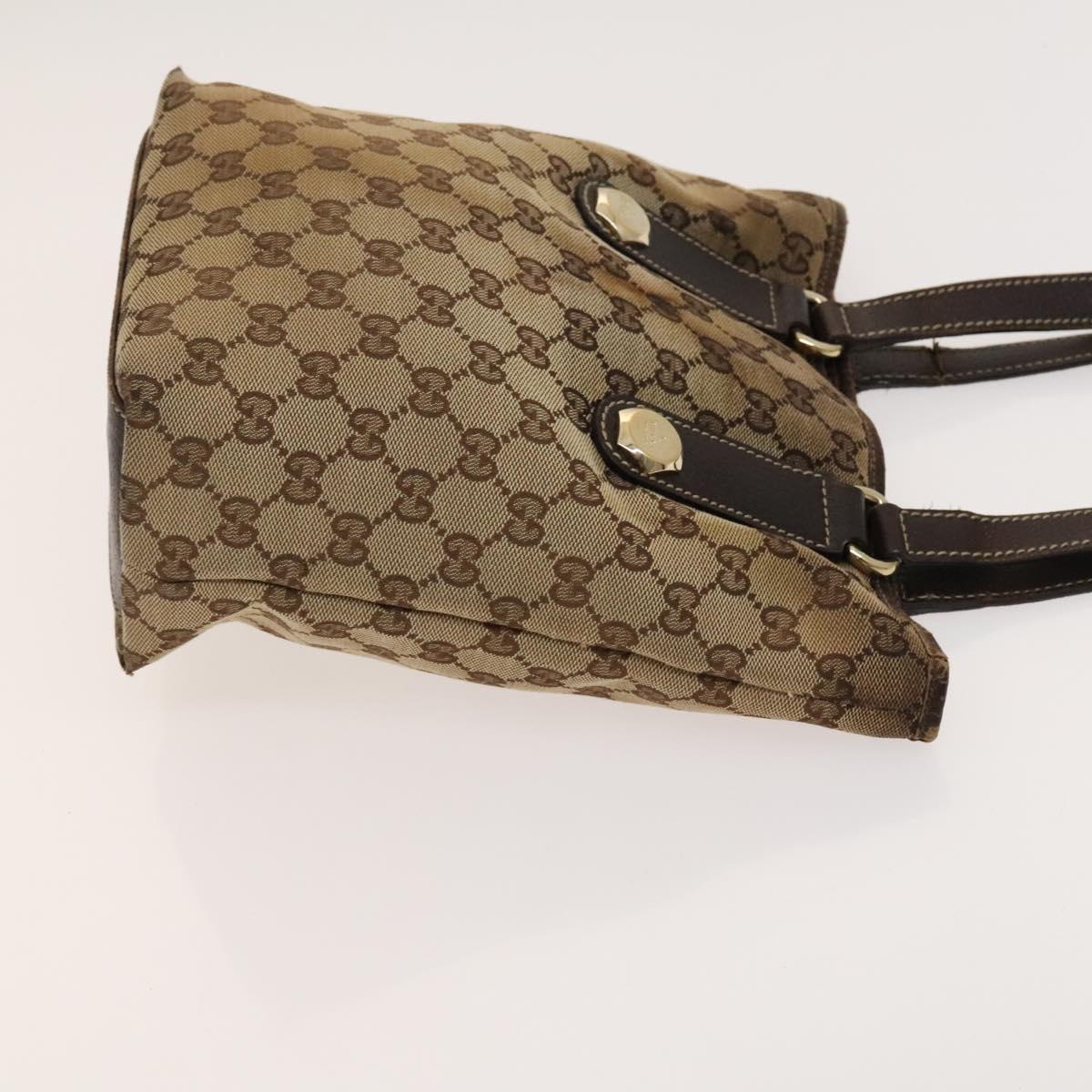 GUCCI GG Canvas Guccissima Shoulder Bag Nylon 2Set Orange Beige Auth bs24901