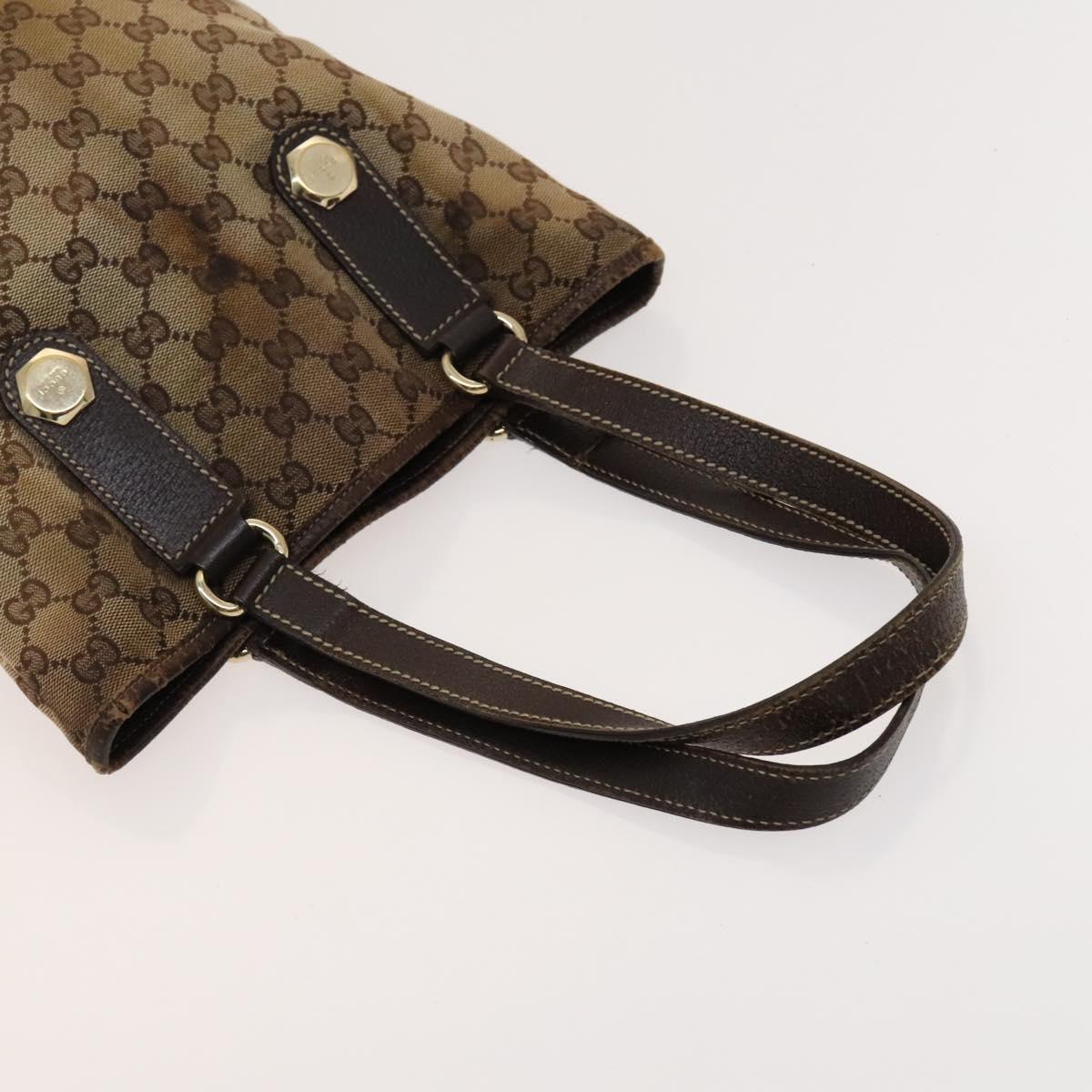 GUCCI GG Canvas Guccissima Shoulder Bag Nylon 2Set Orange Beige Auth bs24901