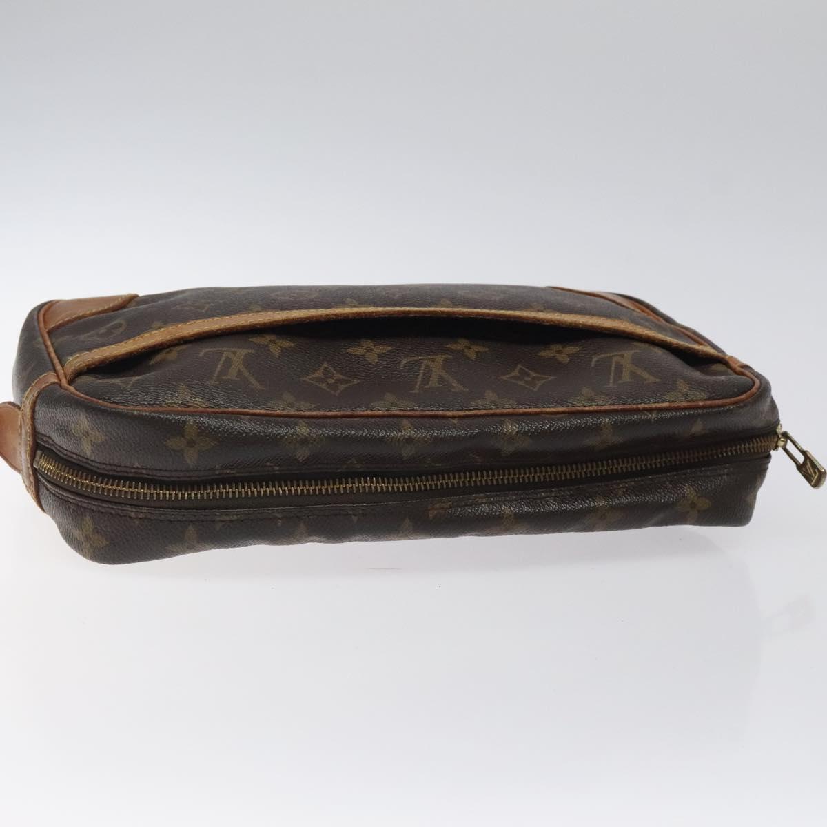 LOUIS VUITTON Monogram Compiegne 28 Clutch Bag M51845 LV Auth bs24907