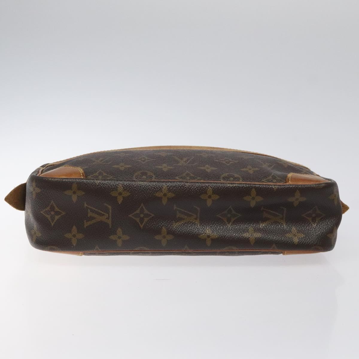 LOUIS VUITTON Monogram Compiegne 28 Clutch Bag M51845 LV Auth bs24907
