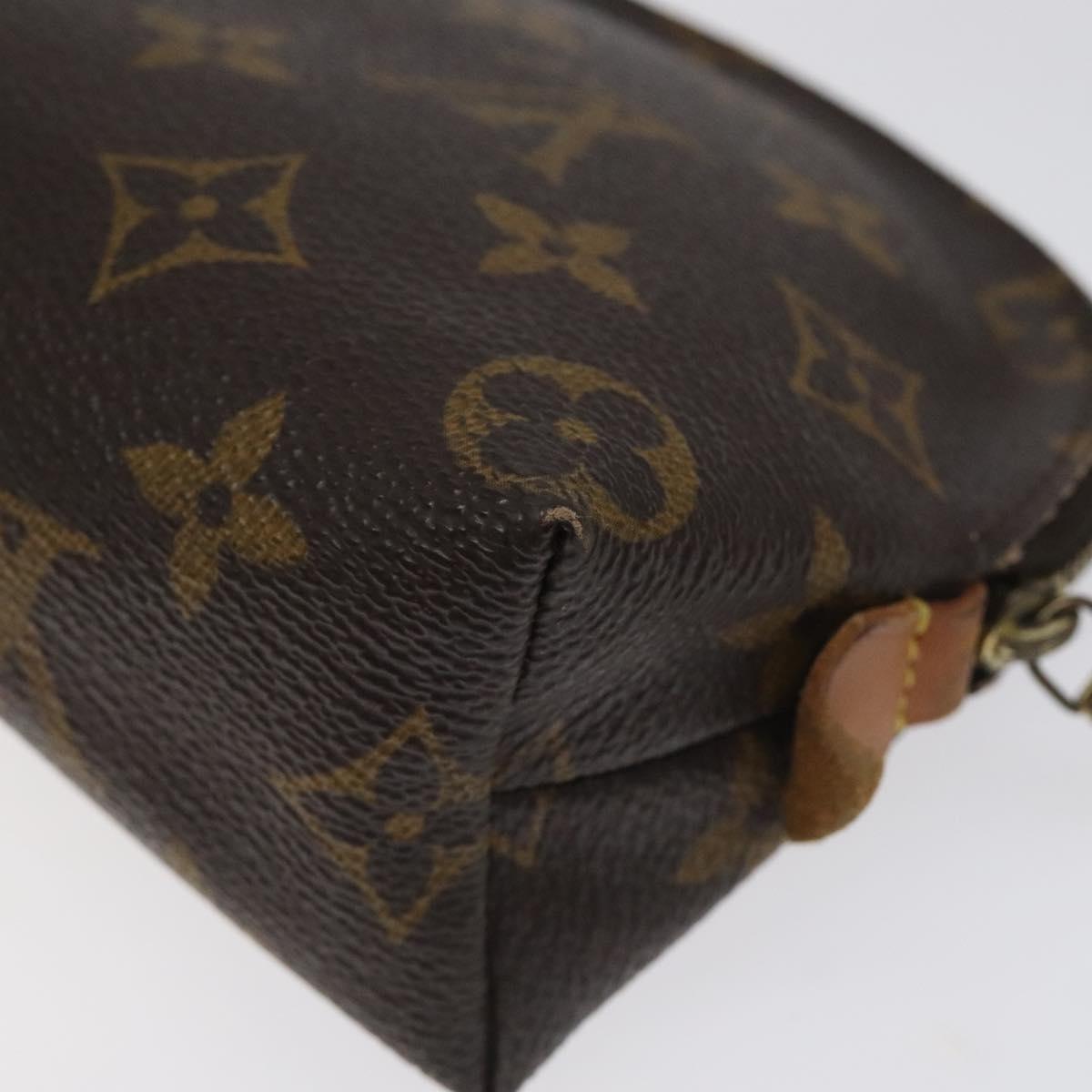 LOUIS VUITTON Monogram Pochette Cosmetic PM Pouch M43998 LV Auth bs24919