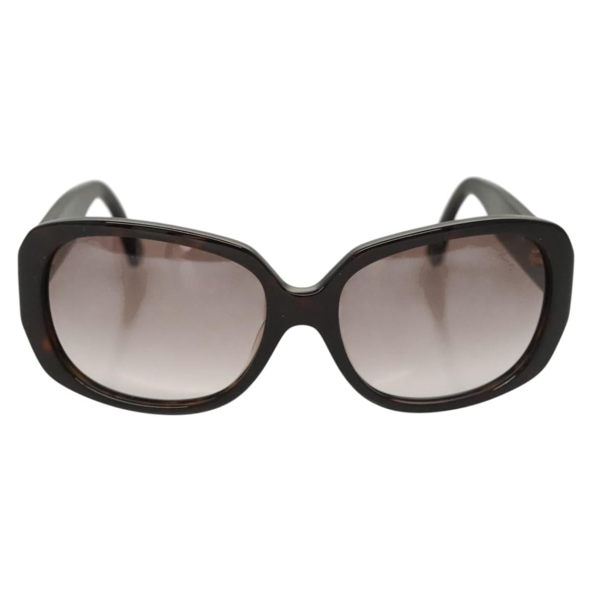 Chloe Sunglasses plastic Brown Auth bs24932