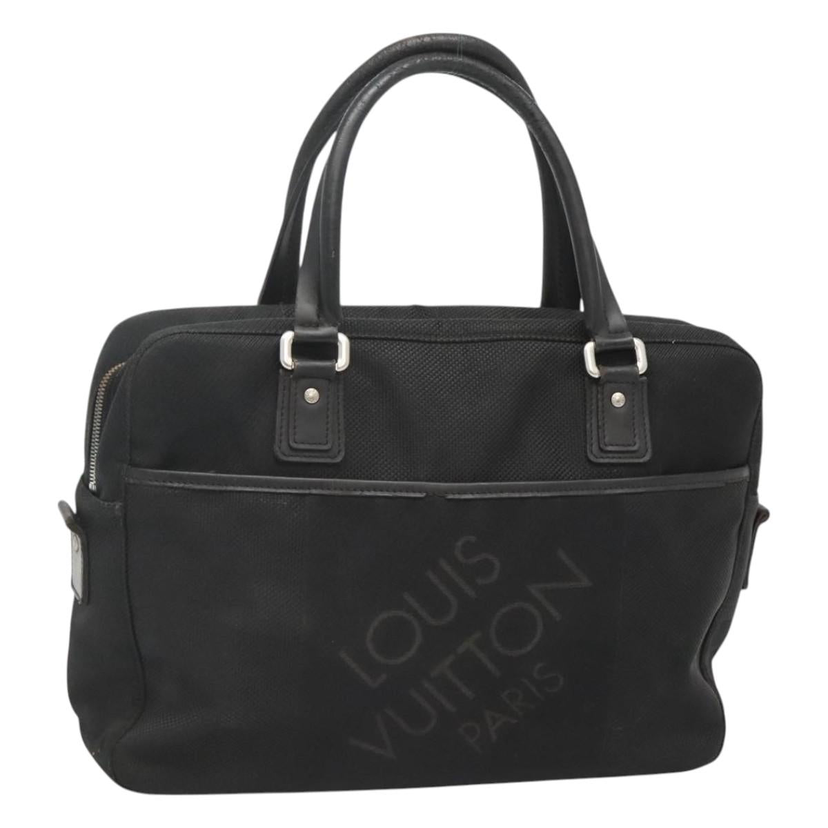 LOUIS VUITTON Damier Geant Yak Business Bag 2way Black Noir M93082 Auth bs25028