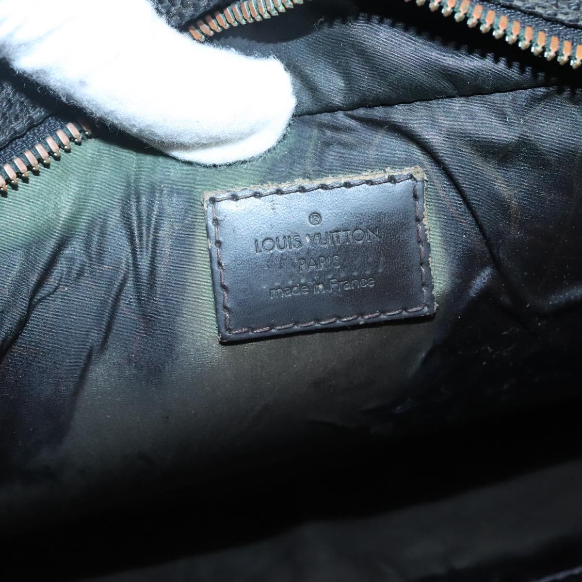 LOUIS VUITTON Damier Geant Yak Business Bag 2way Black Noir M93082 Auth bs25028