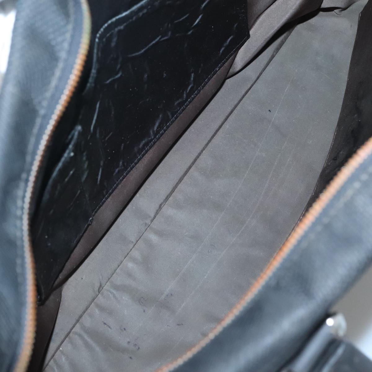 LOUIS VUITTON Damier Geant Yak Business Bag 2way Black Noir M93082 Auth bs25028