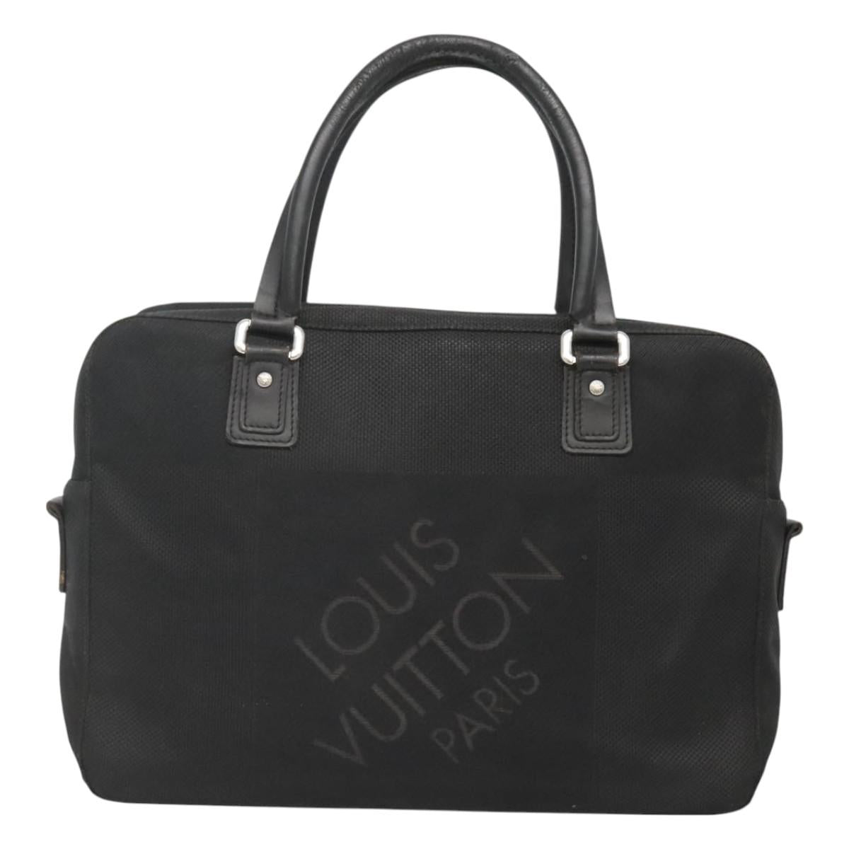 LOUIS VUITTON Damier Geant Yak Business Bag 2way Black Noir M93082 Auth bs25028
