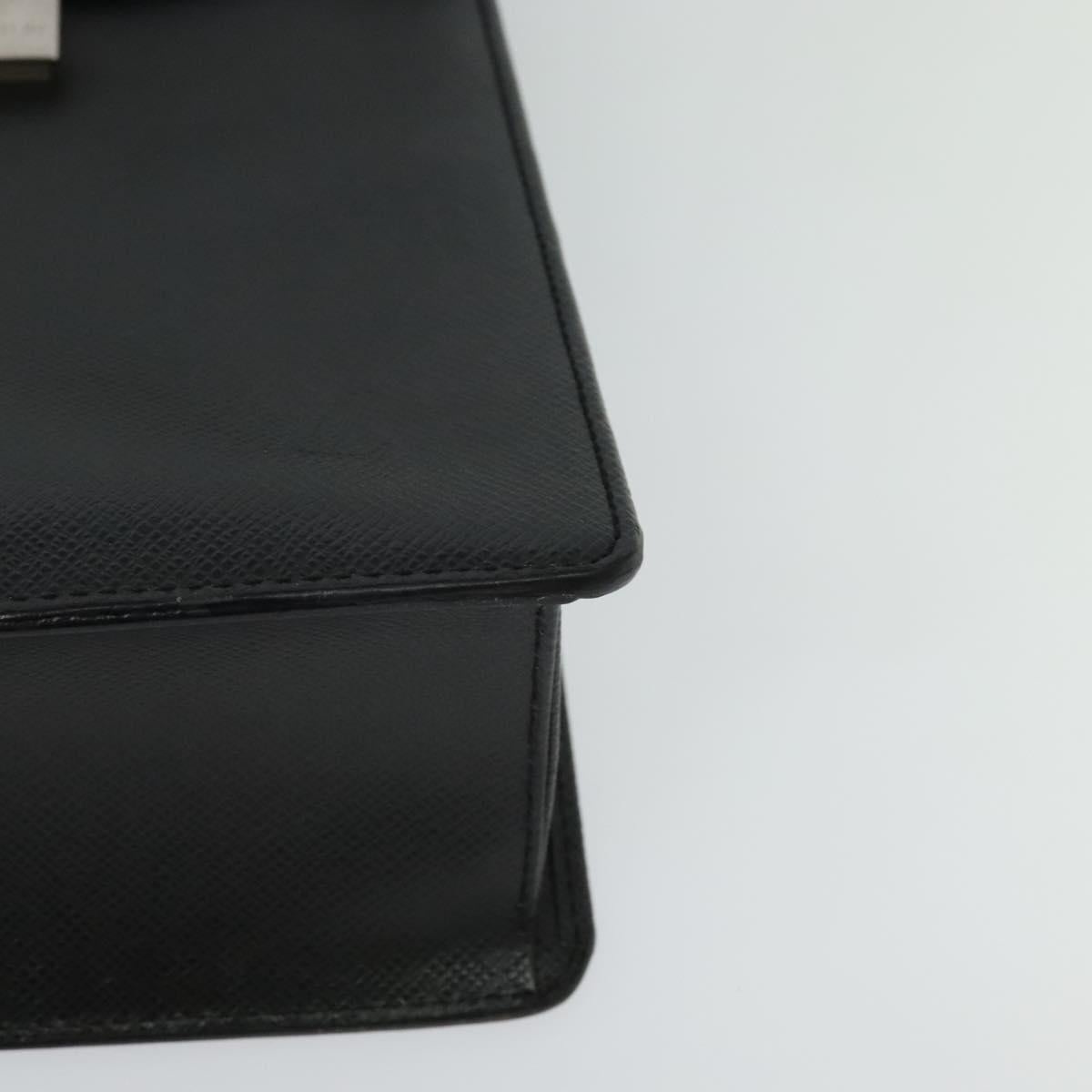 LOUIS VUITTON Taiga Serviette Kazan Business Bag Ardoise M30802 LV Auth bs25031