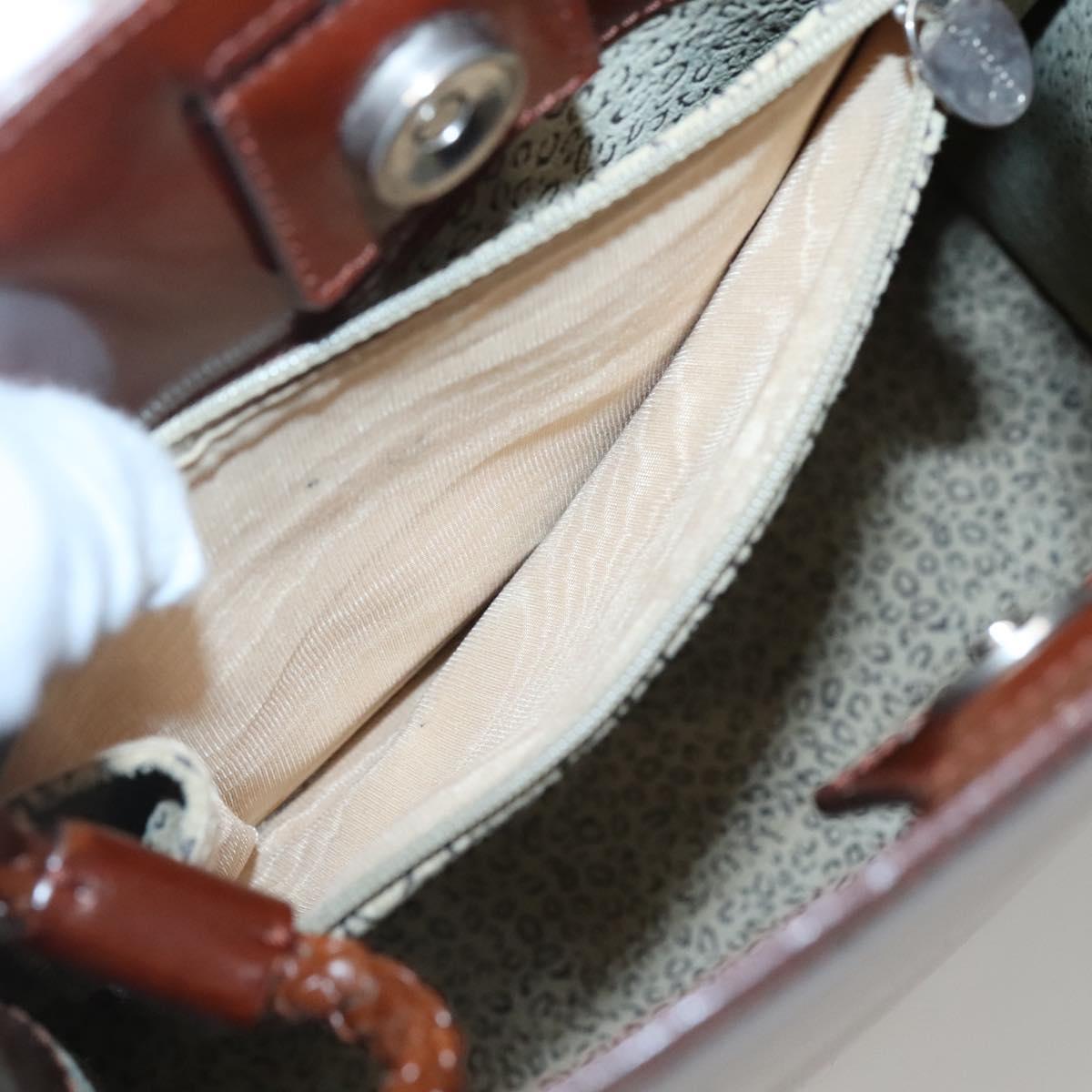 CARTIER Tote Bag Leather Brown Auth bs25048