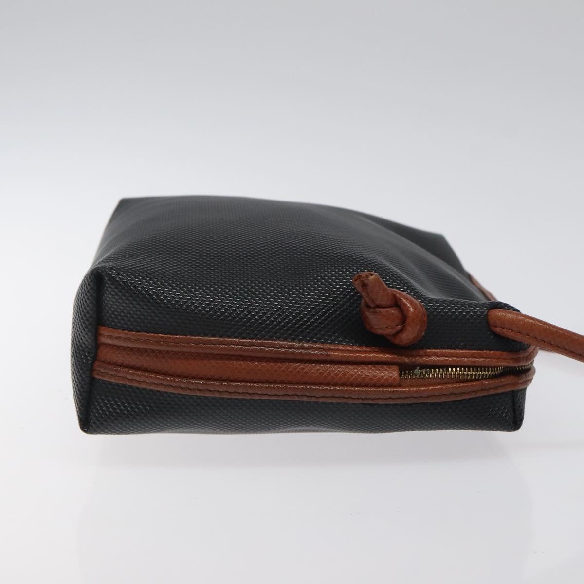 BOTTEGA VENETA Shoulder Bag PVC Black Brown gold Auth bs25135