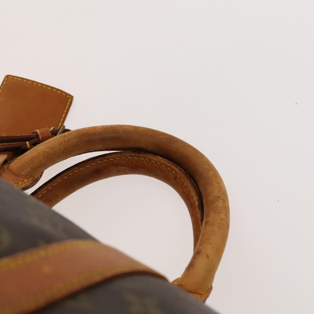 LOUIS VUITTON Monogram Keepall 55 Boston Bag M41424 LV Auth bs25156