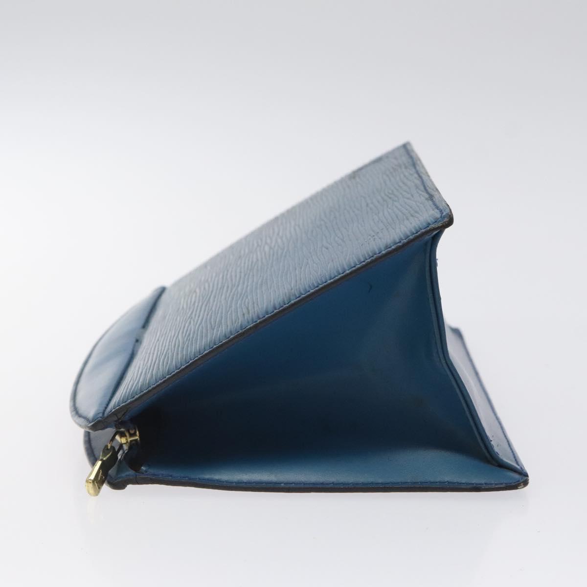 LOUIS VUITTON Epi Trousse Crete Pouch Blue M48405 LV Auth bs25169