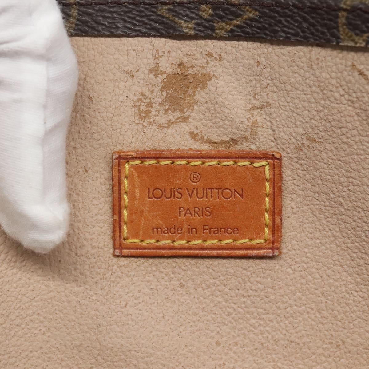 LOUIS VUITTON Monogram Sac Plat Hand Bag M51140 LV Auth bs25201