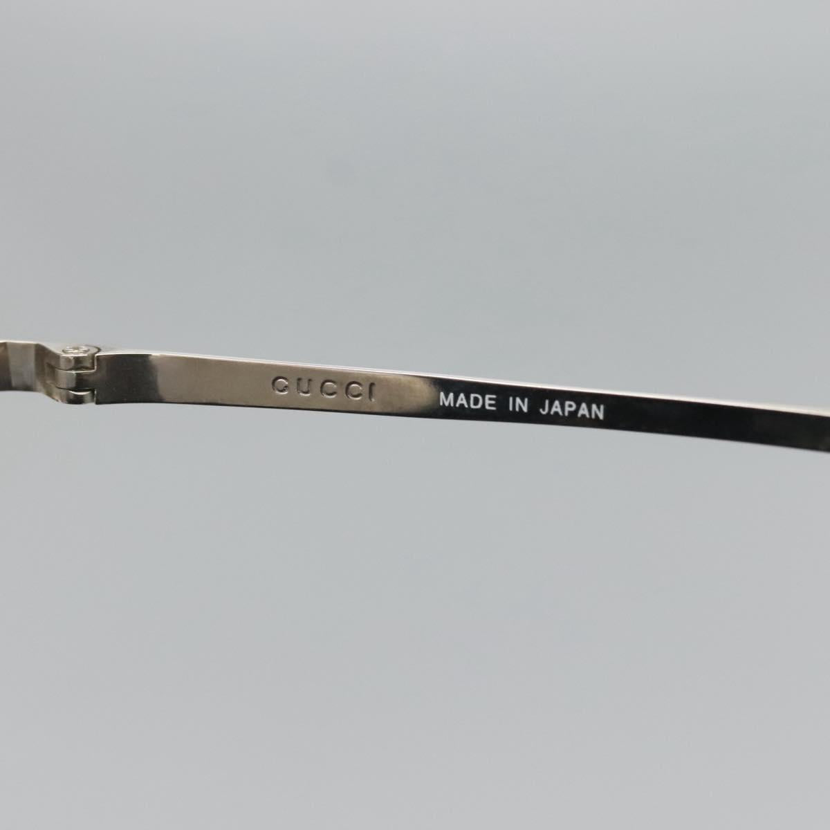 GUCCI Glasses plastic White Auth bs25215