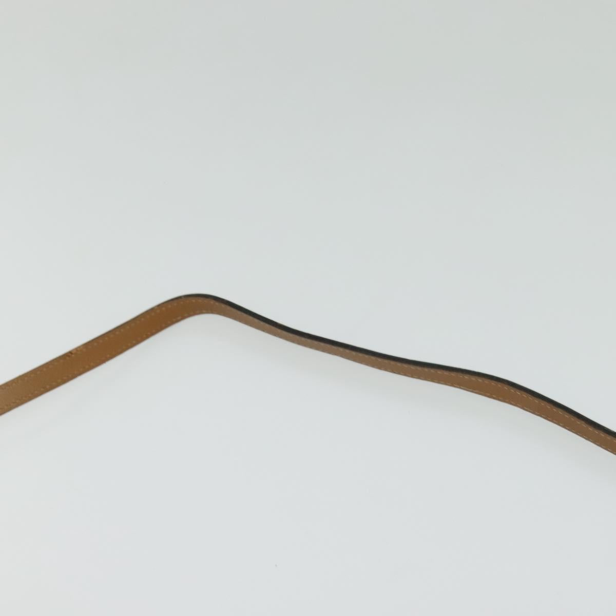 Christian Dior Honeycomb Canvas Shoulder Bag PVC Leather Beige Gold Auth bs25264