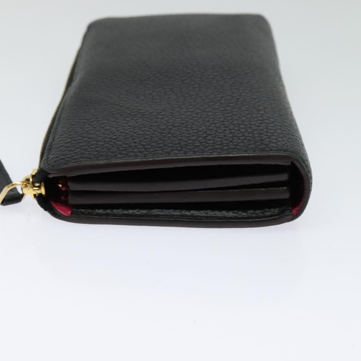 LOUIS VUITTON Portefeuille Comet Wallet Taurillon Leather M63102 LV Auth bs25269