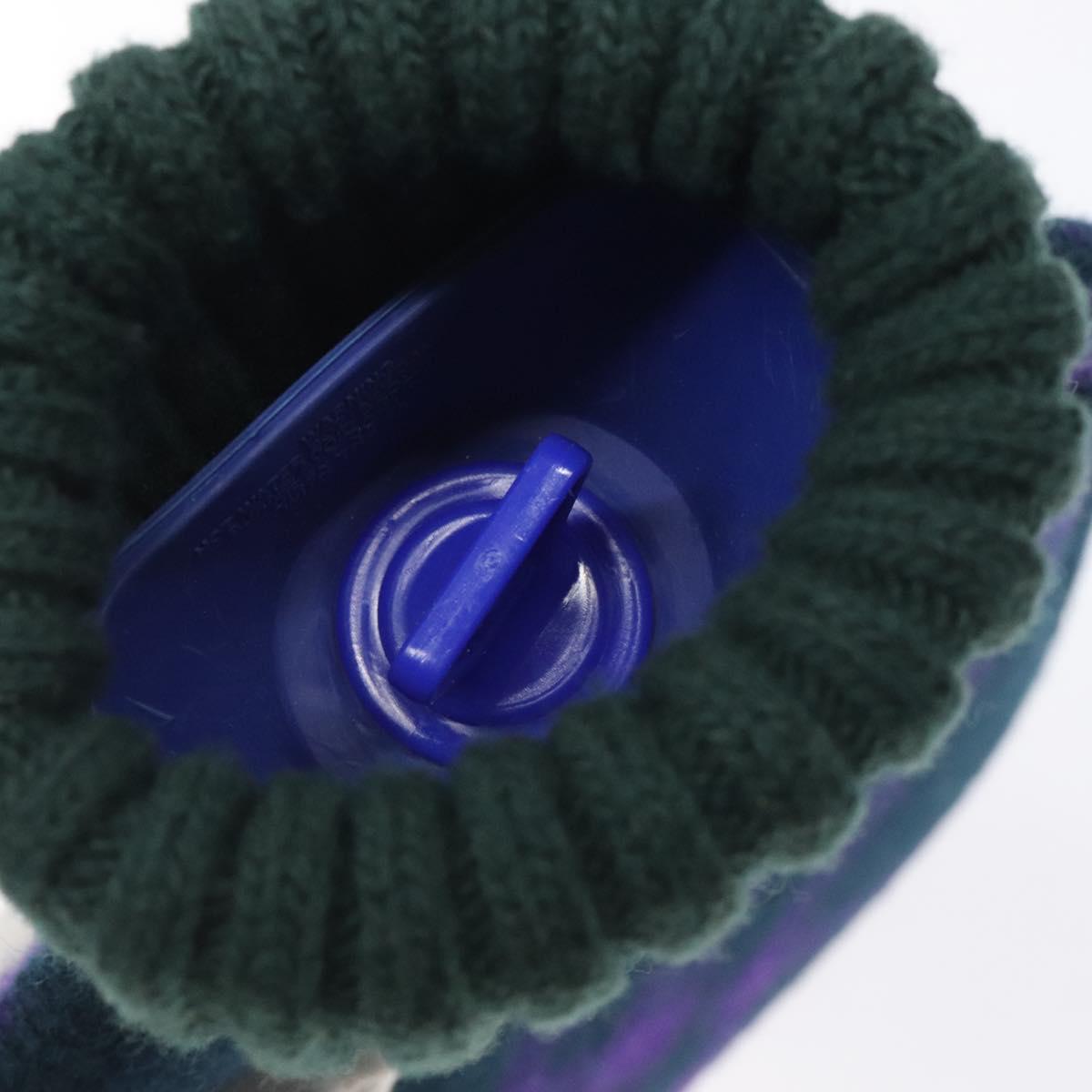 BURBERRY Nova Check Hot Water Bottle Cotton Purple Auth bs25282