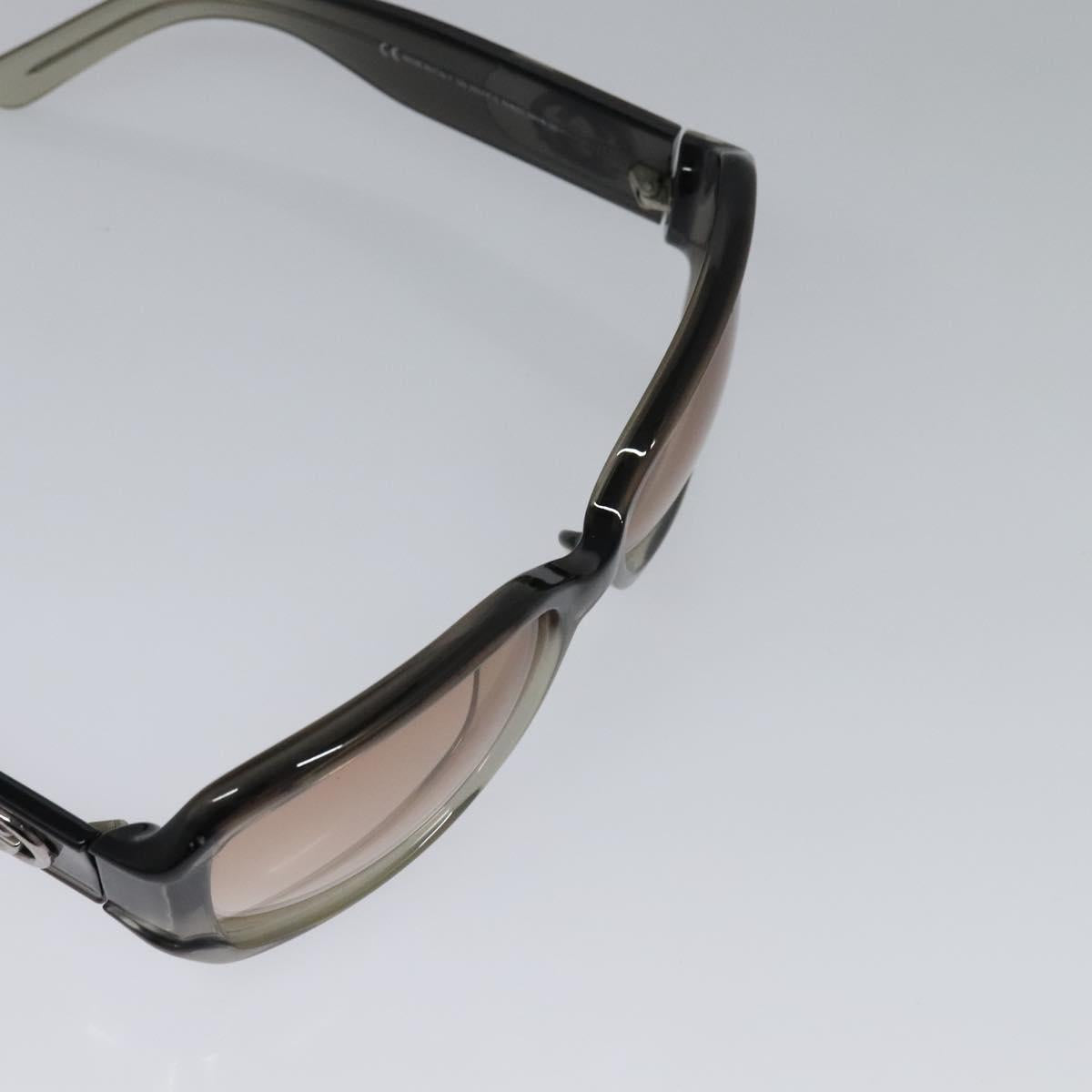 GUCCI Sunglasses plastic 2Set Black Silver Auth bs25283
