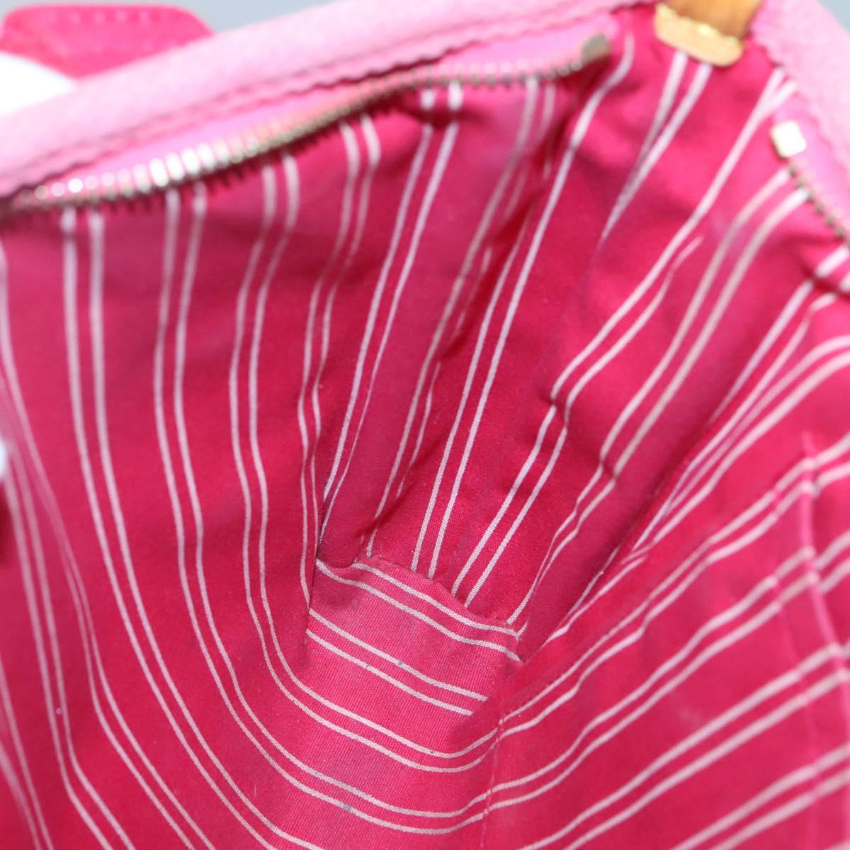 LOUIS VUITTON Antigua Cabas PM Hand Bag Rouge Pink M40088 LV Auth bs25294