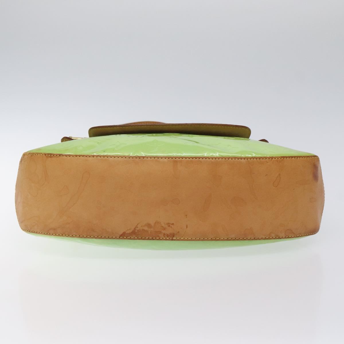 LOUIS VUITTON Monogram Vernis Biscayne Bay GM Bag Peppermint LV Auth bs25295