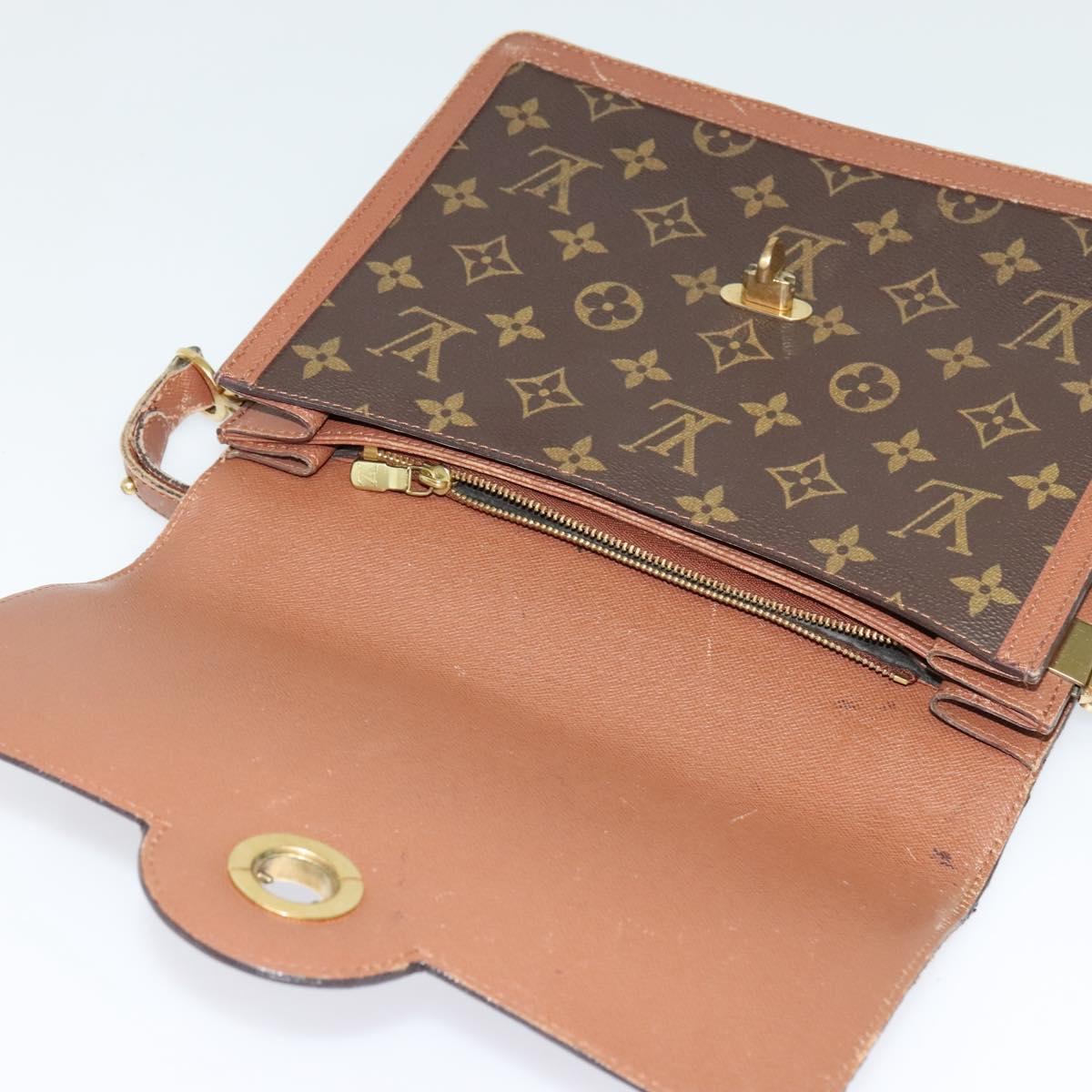 LOUIS VUITTON Monogram Raspail Shoulder Bag M51372 LV Auth bs25331