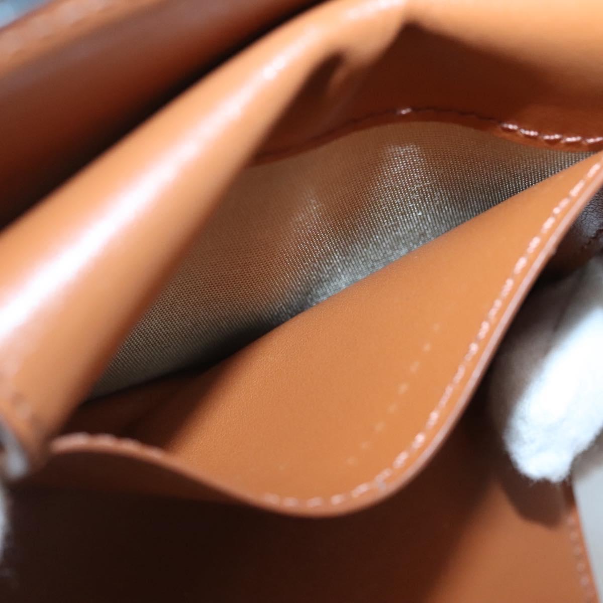 CELINE Triomphe Wallet PVC Brown Auth bs25348