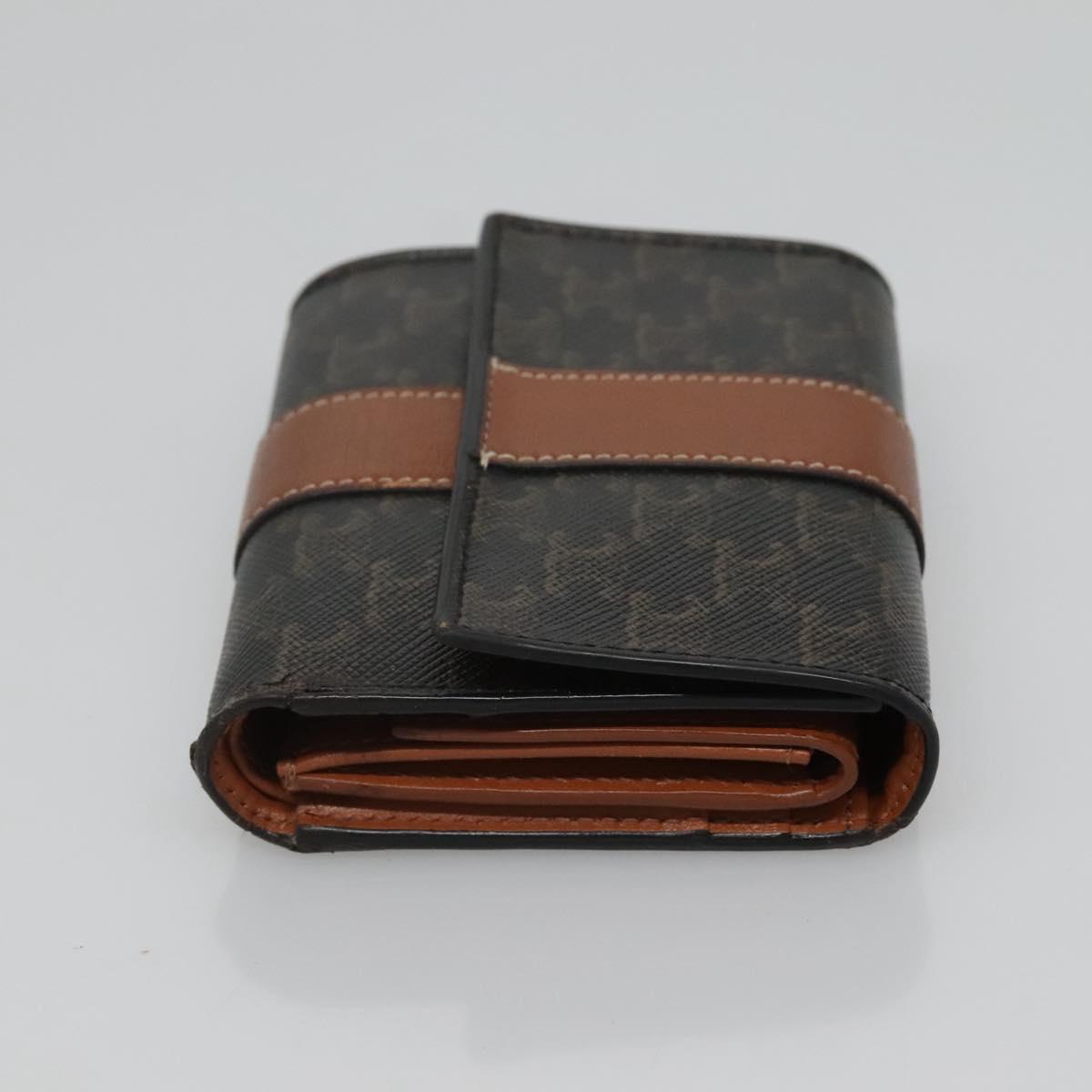 CELINE Triomphe Wallet PVC Brown Auth bs25348