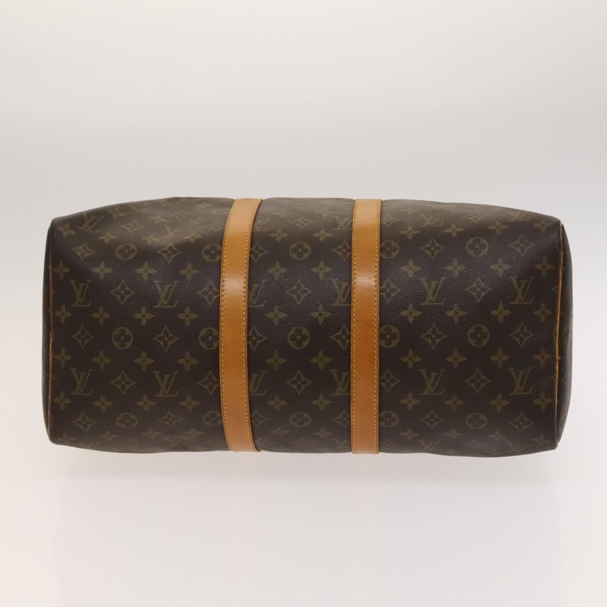 LOUIS VUITTON Monogram Keepall 45 Boston Bag M41428 LV Auth bs25353