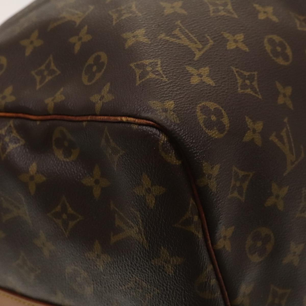 LOUIS VUITTON Monogram Keepall Bandouliere 60 Boston Bag M41412 LV Auth bs25365