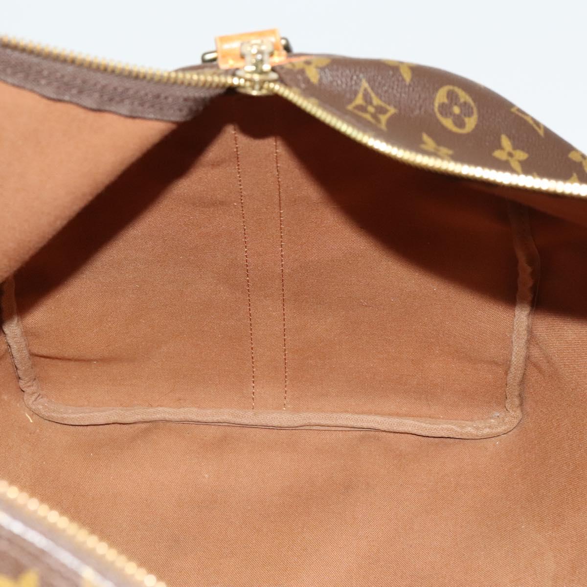 LOUIS VUITTON Monogram Keepall Bandouliere 60 Boston Bag M41412 LV Auth bs25365