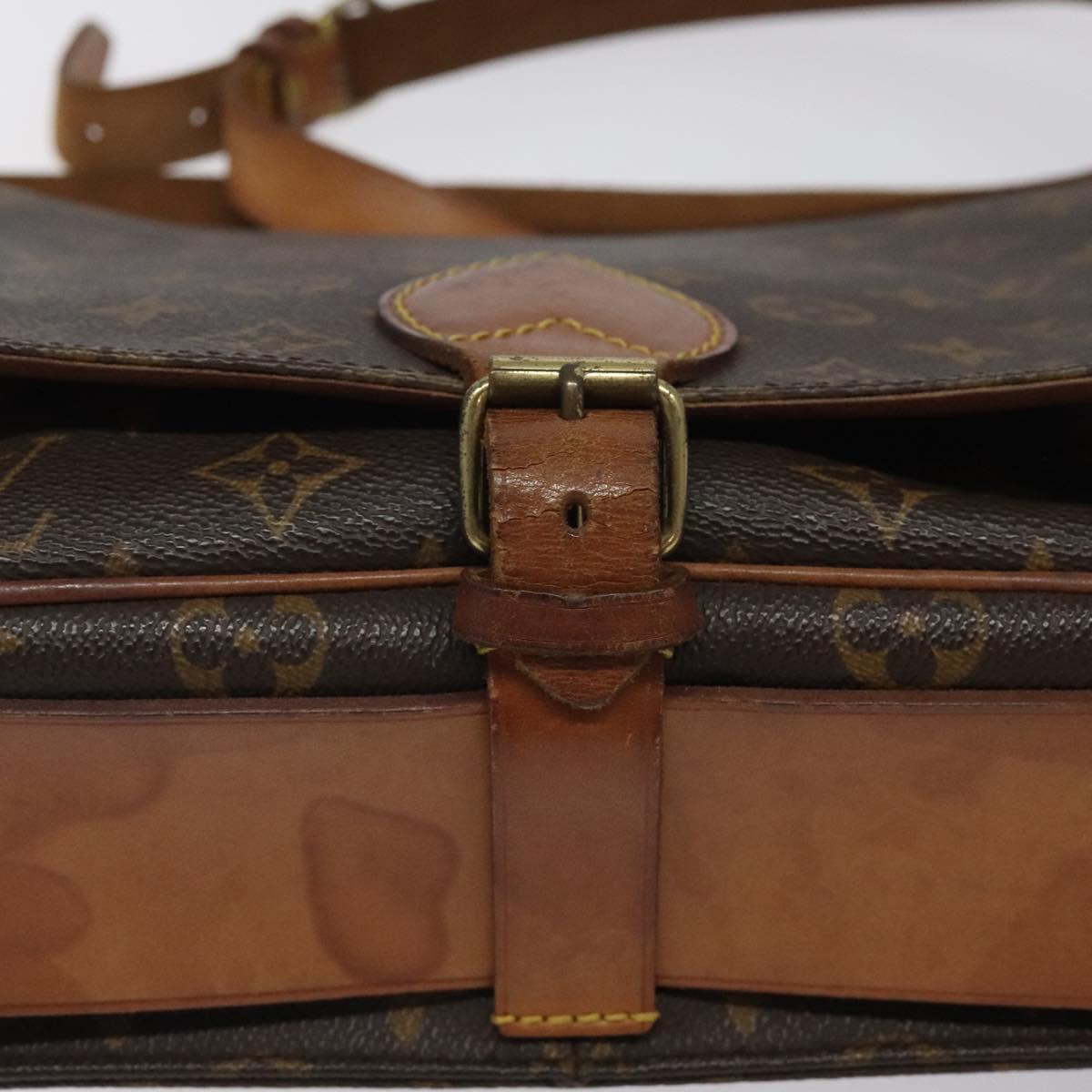 LOUIS VUITTON Monogram Cartouchiere GM Shoulder Bag M51252 LV Auth bs25368