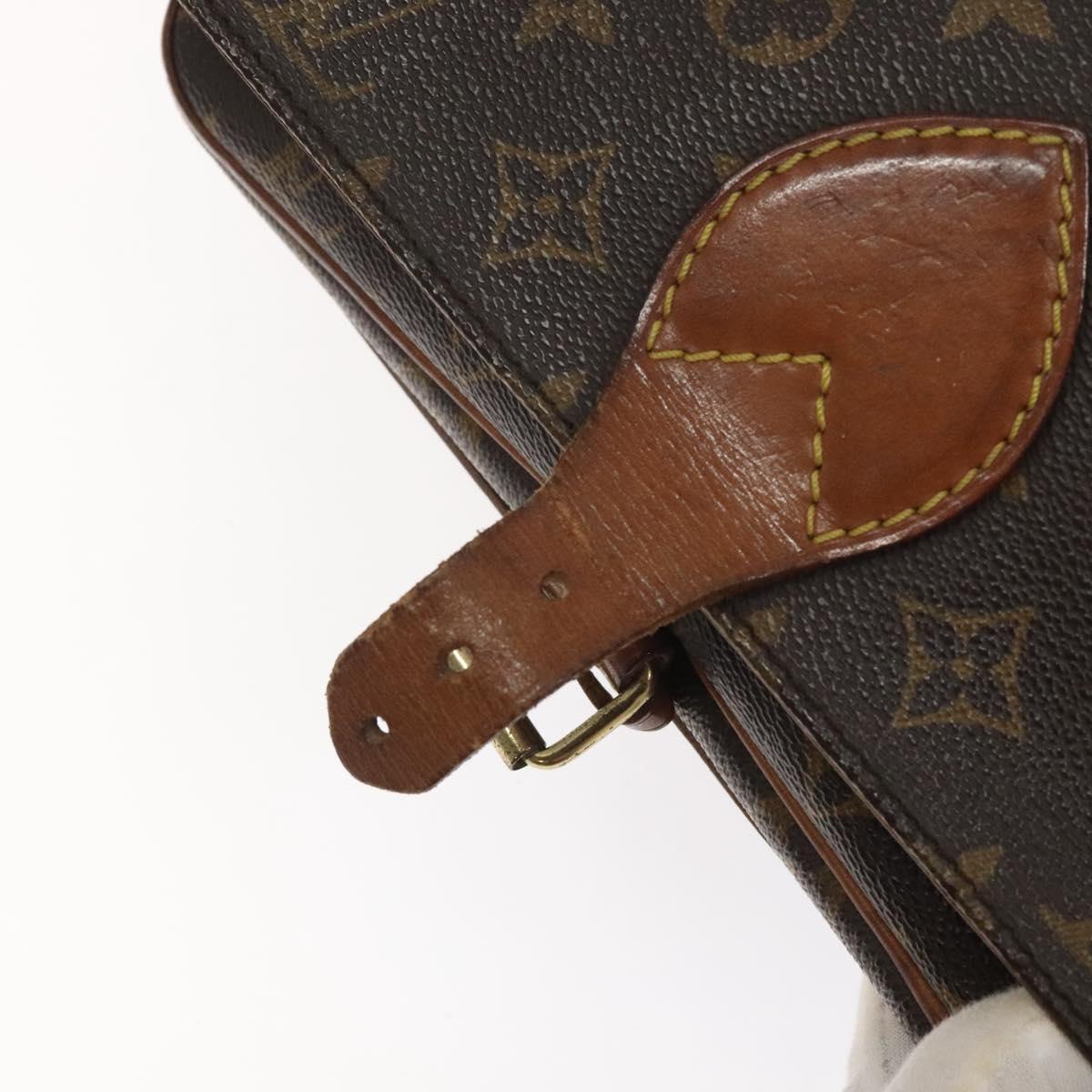 LOUIS VUITTON Monogram Cartouchiere GM Shoulder Bag M51252 LV Auth bs25368
