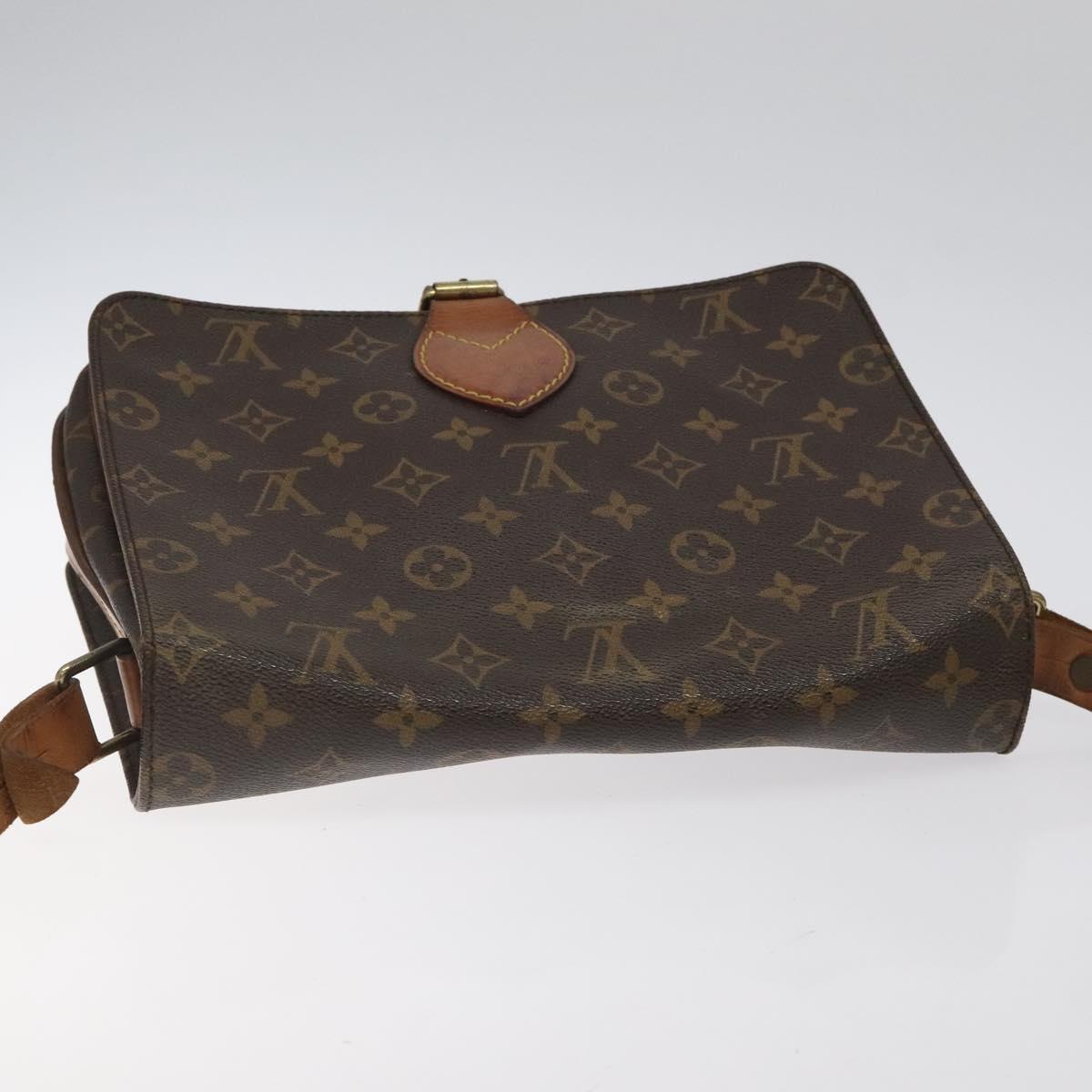 LOUIS VUITTON Monogram Cartouchiere GM Shoulder Bag M51252 LV Auth bs25368