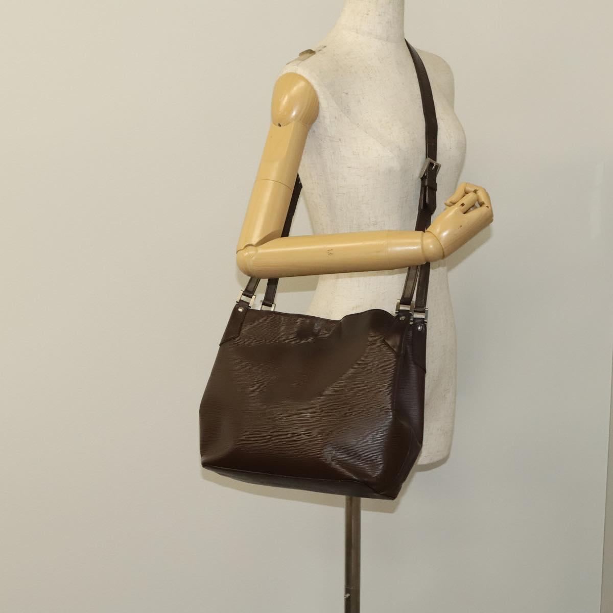 LOUIS VUITTON Epi Mandala MM Shoulder Bag Mocha M5889D LV Auth bs25416