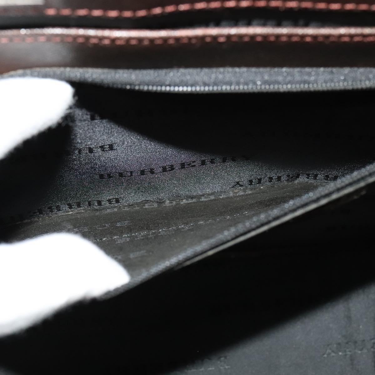 BURBERRY Business Bag Leather Brown Auth bs25430