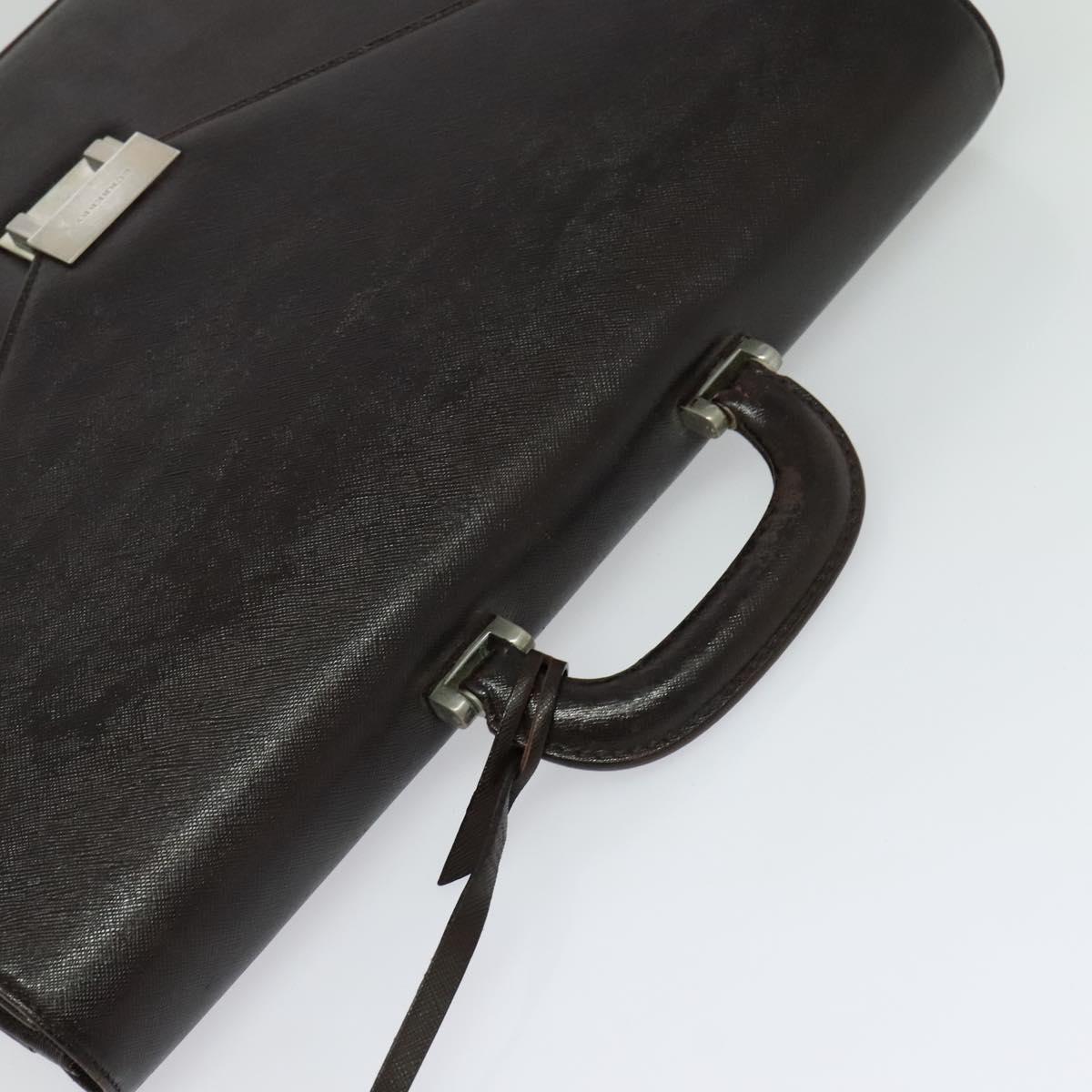 BURBERRY Business Bag Leather Brown Auth bs25430