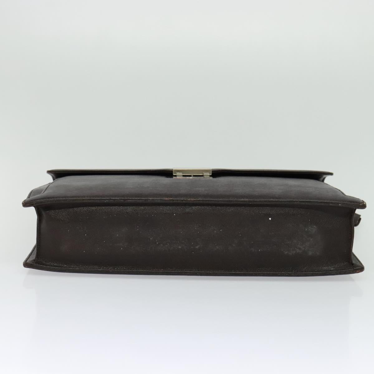 BURBERRY Business Bag Leather Brown Auth bs25430