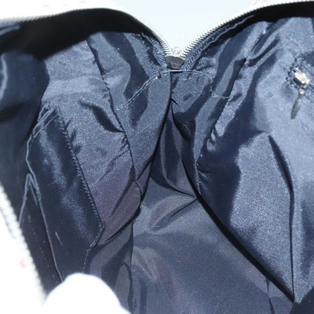 Burberrys Nova Check Blue Label Hand Bag Canvas Beige Auth bs25432