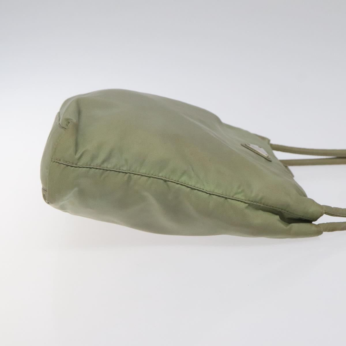 PRADA Hand Bag Nylon Khaki Auth bs25441