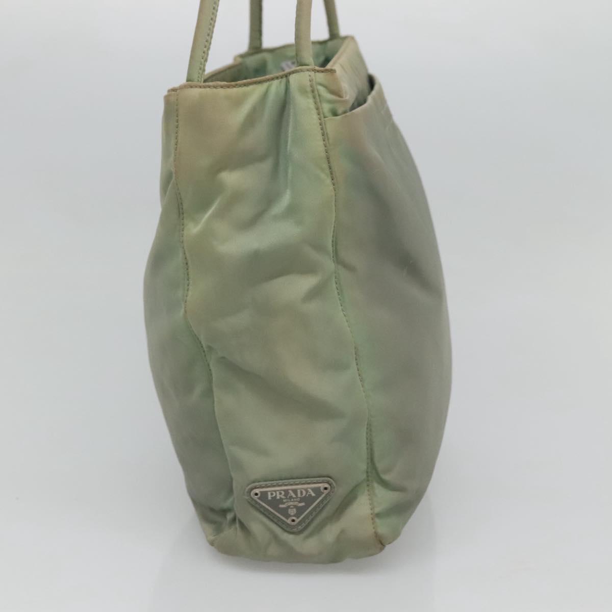 PRADA Shoulder Bag Nylon Gray Auth bs25445